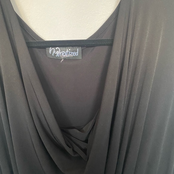 Black Knee Length Sleeveless Stretchy Dress by Hypnotized - Picture 5 of 8